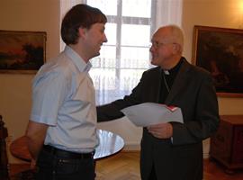Biskup přijal významného polského varhaníka